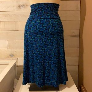 Lularoe polka dot maxi style short skirt